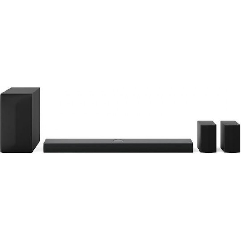 LG S70TR Soundbar 5.1 Bluetooth και HDMI 500W με Ασύρματο Subwoofer και Τηλεχειριστήριο Μαύρο