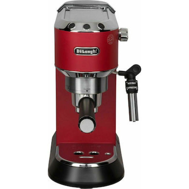 Delonghi EC685.R Dedica Μηχανή Espresso 1300W Πίεσης 15bar Κόκκινη