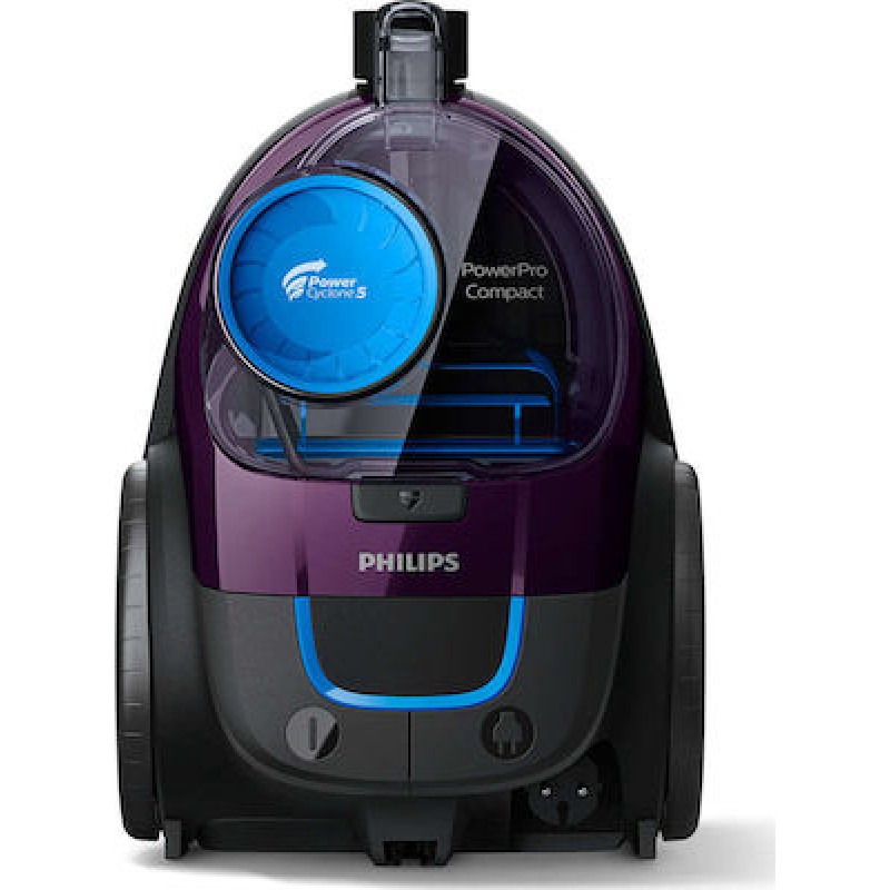 PHILIPS FC 9333/09 Ηλεκτρική Σκούπα  με Κάδο 1.5lt Μωβ