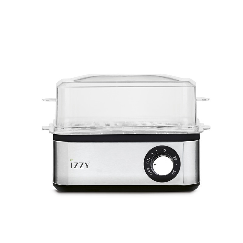 Izzy IZ-8201 Βραστήρας Αυγών 8 Θέσεων 600W Ασημί